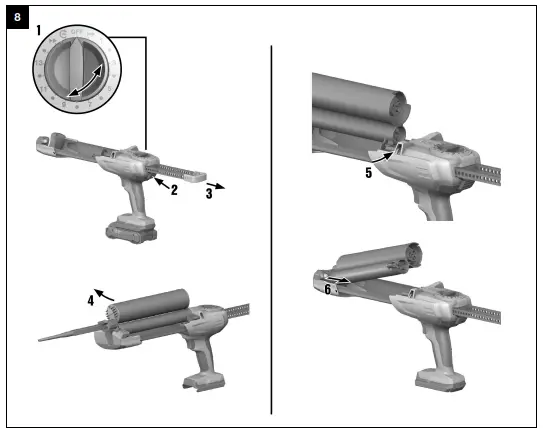 HILTI HDE 500-a22 CORDLESS ADHESIVE DISPENSER 8
