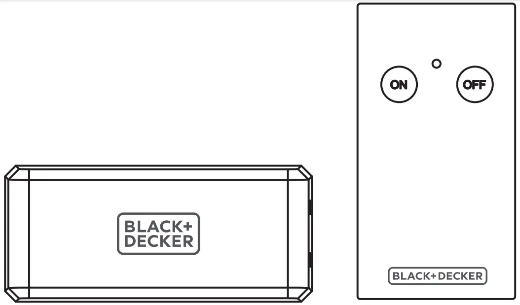 BLACK DECKER Indoor Wireless Remote ControlBDXPA0001