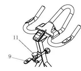 SUNNY-HEALTH-FITNESS-SF-B1995-Fitness-Pro-II-Stationary-Indoor-Cycling-Bike-10