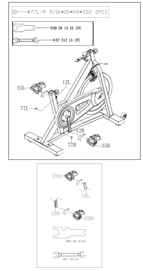 SUNNY-HEALTH-FITNESS-SF-B1995-Fitness-Pro-II-Stationary-Indoor-Cycling-Bike-6