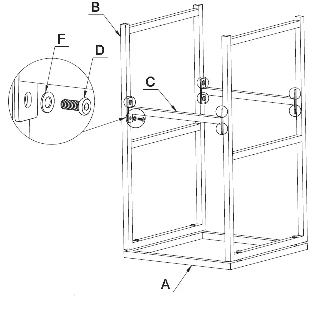 TDC USA INC 22475 7 Piece Wicker Bar Set-4