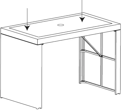 TDC USA INC 22475 7 Piece Wicker Bar Set-7