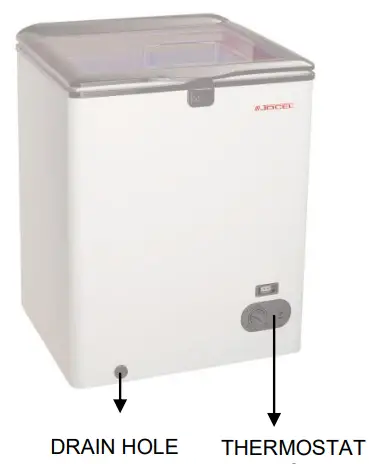 JOCEL JCHTV-100 Horizontal Freezer - fig1