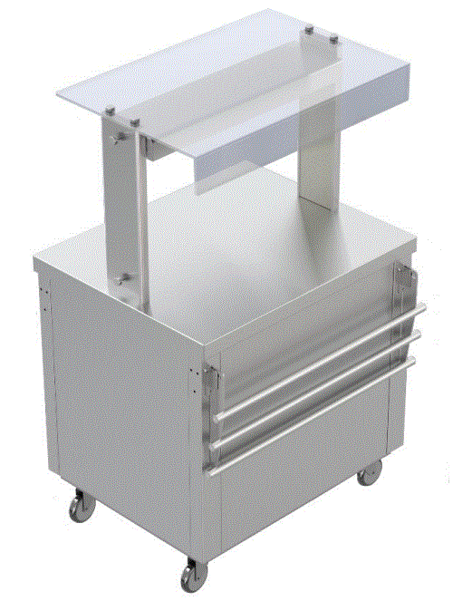 PARRY-FS-H-Series FS-H2 Hot-Cupboard-With-Plain-Top-