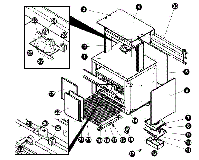 PARRY-FS-H-Series FS-H2 Hot-Cupboard-With-Plain-Top-fig-13
