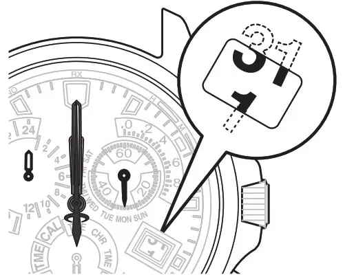 CITIZEN E61 Watch - refarance posation