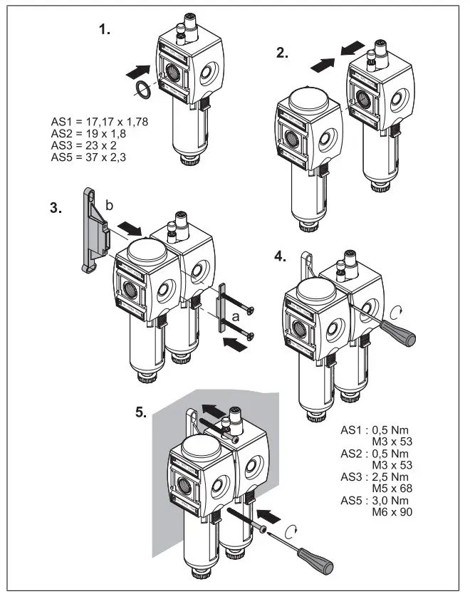 EMERSON AS1 Aventics 3-2 Shut-off Valve and Directional Valve Filling Valve - Figure 17