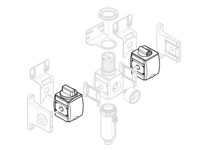 EMERSON AS1 Aventics 3-2 Shut-off Valve and Directional Valve Filling Valve