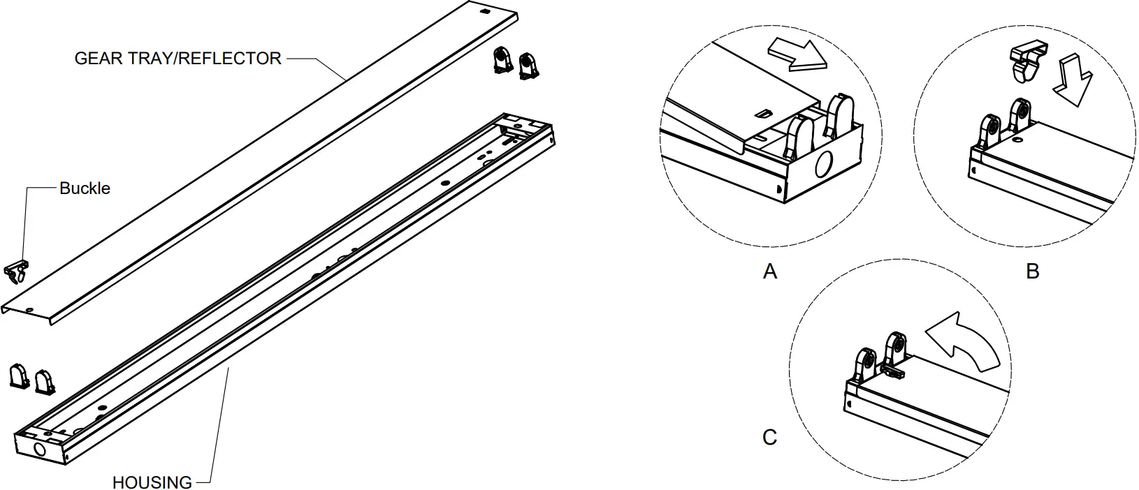 brandon MX452 LED Strip Fixture - fig 4