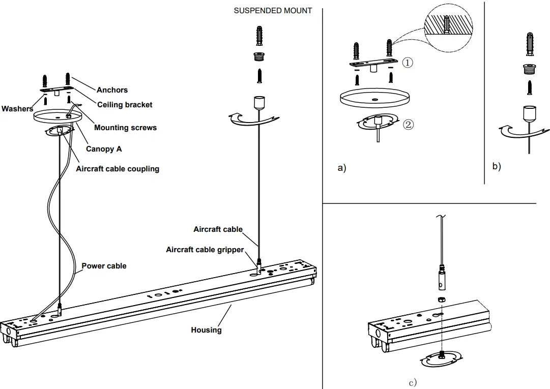 brandon MX452 LED Strip Fixture - fig 6