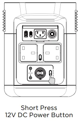 ECOFLOW Delta Mini Portable Power Station 882Wh Solar Generator - 12V DC Output Port