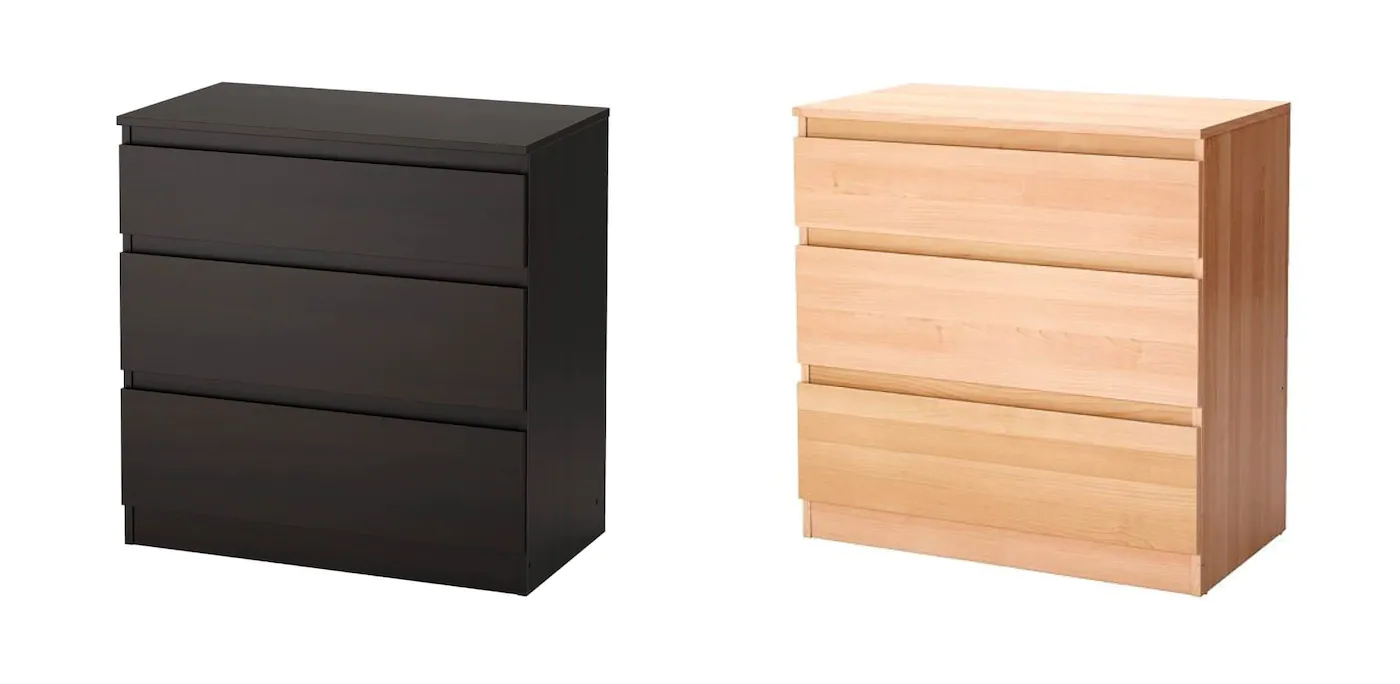Ikea Recalls Kullen 3 Drawer Chest Due To Tip-over/ Entrapment Hazards