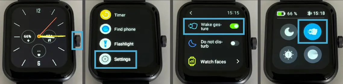Turning Wake Gesture On Off