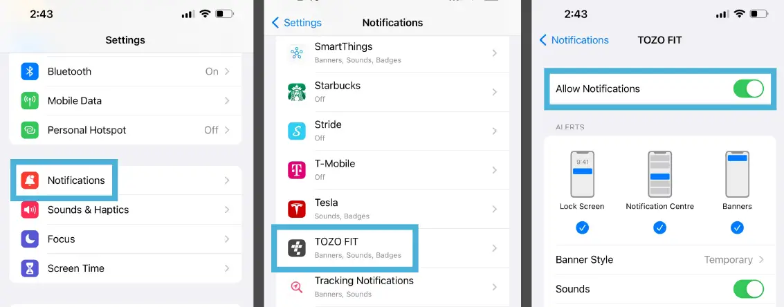 Setting-Up Notification