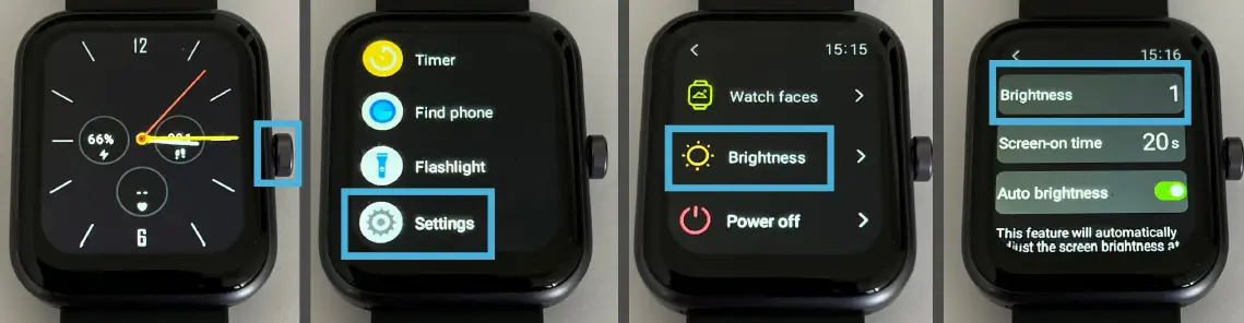 Controlling Brightness