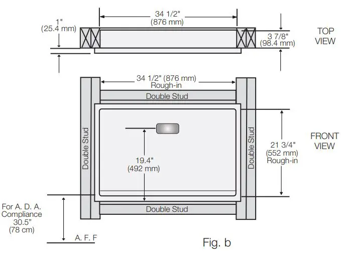intelligent BC100SS-R Dolphin Recessed Type 304 Stainless Steel Horizontal Baby Changing Station 5