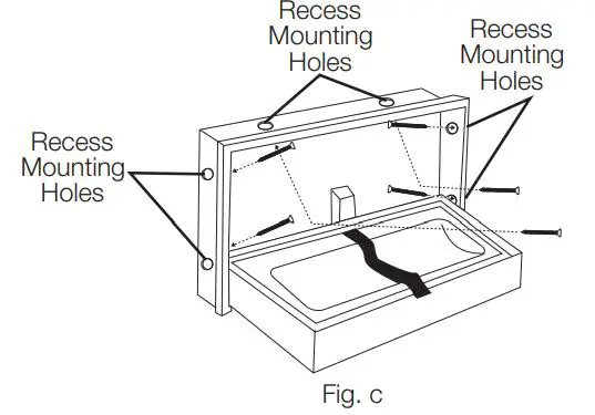 intelligent BC100SS-R Dolphin Recessed Type 304 Stainless Steel Horizontal Baby Changing Station 6