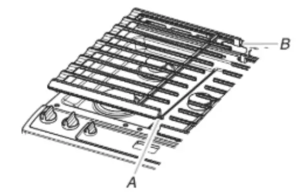 Whirlpool KSDG950ESS Dual Fuel Downdraft Range - cooktop 1