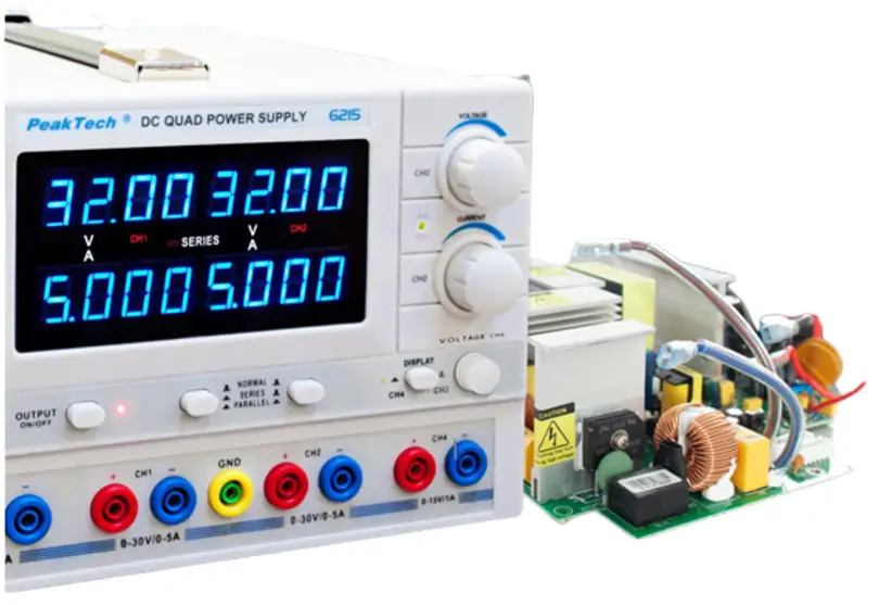 PeakTech 6215 Regulated 4 Channel Laboratory Power Supply