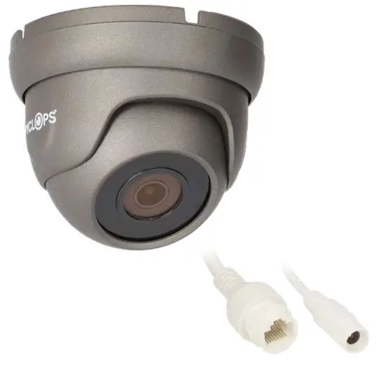 Ethspymdomew2P Spyclops Ccd Plastic Mini Dome Camera