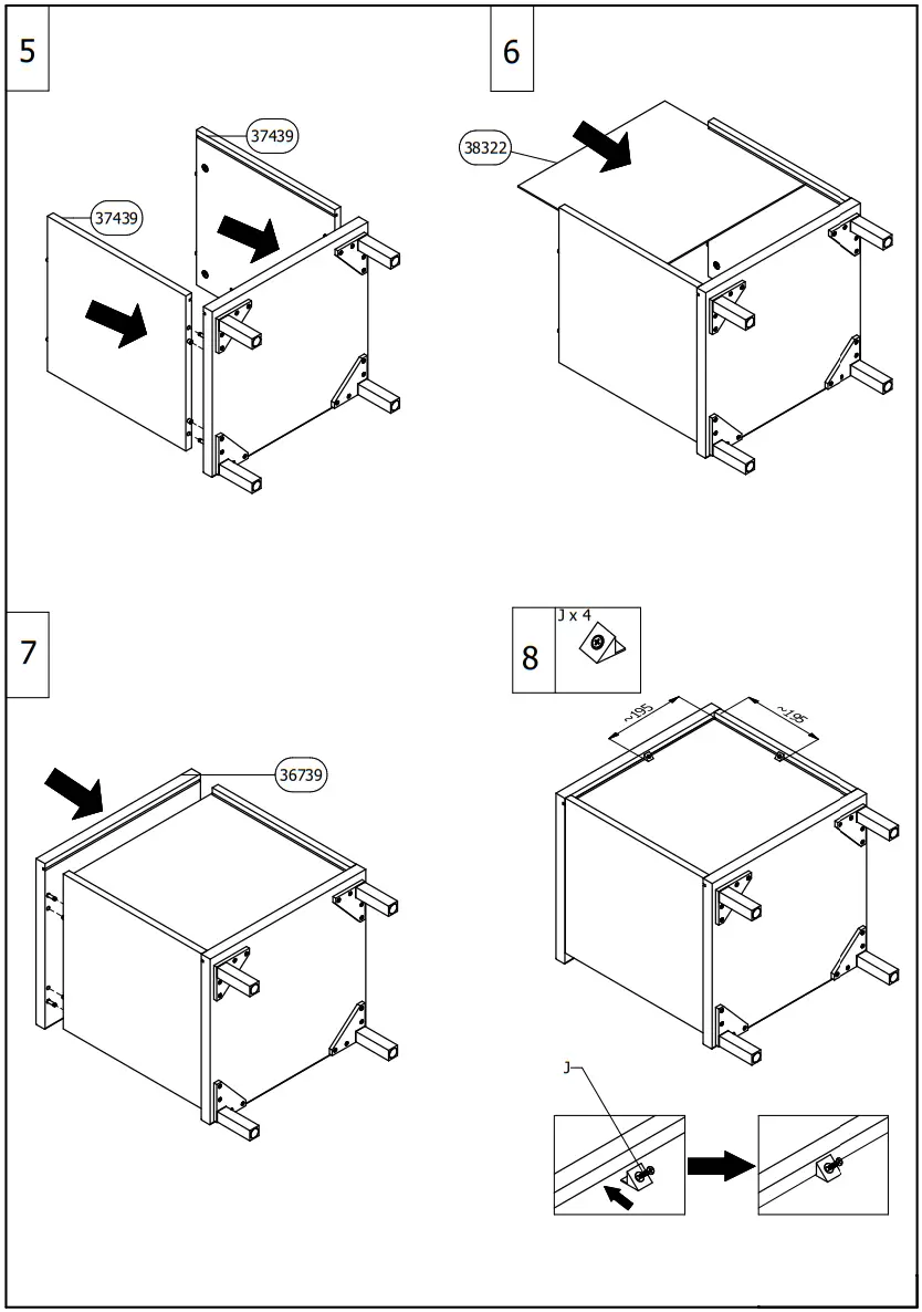 FORMA IDEALE MARBELLA NO2F Bedside Table - Fig 6