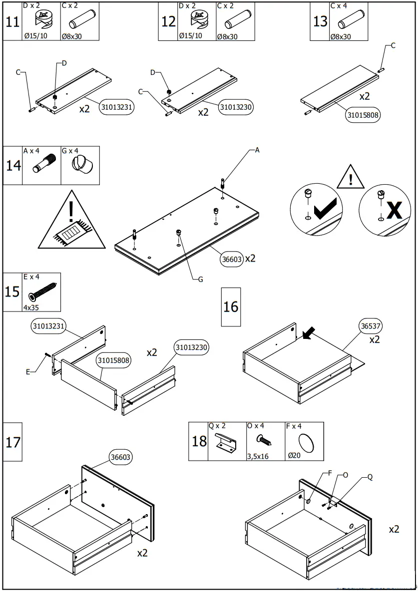 FORMA IDEALE MARBELLA NO2F Bedside Table - Fig 8