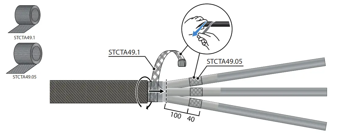 ENSTO HJTW11.2404C Heat Shrink Transition Joint - fig4