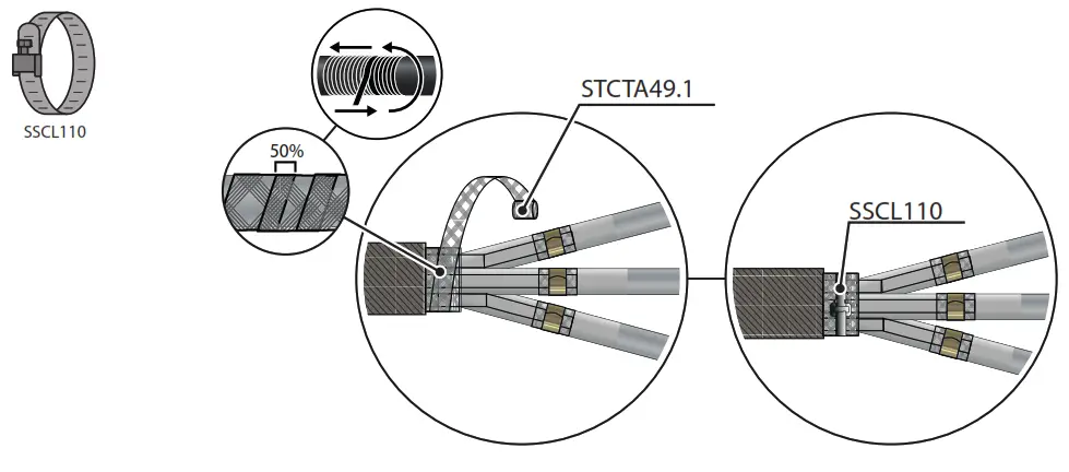 ENSTO HJTW11.2404C Heat Shrink Transition Joint - fig6
