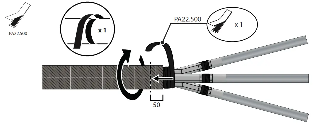 ENSTO HJTW11.2404C Heat Shrink Transition Joint - fig8