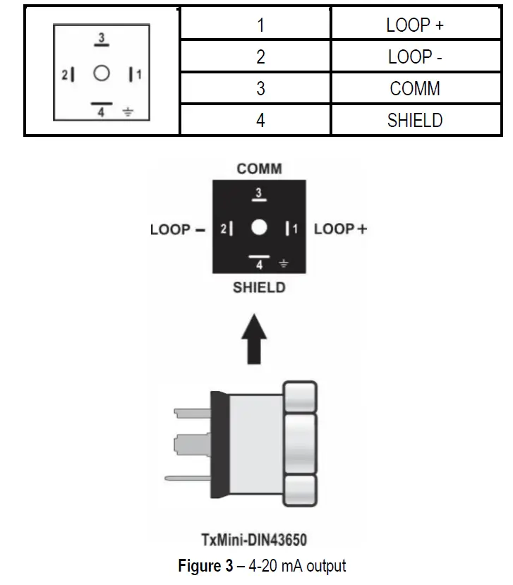 itsensor TXMINI-DIN43650-MP Built In Temperature Transmitter FIG (3)