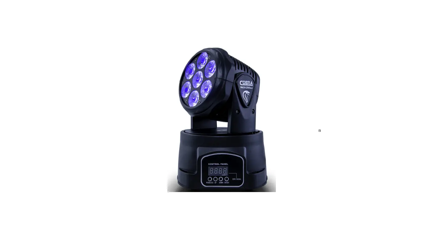 Cobra Dmx Led Digital Display Par Lighting Instruction Manual