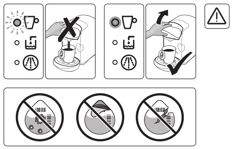 BOSCH TAS 140x Tassimo Vivy Coffee Pod Machine - Fig1