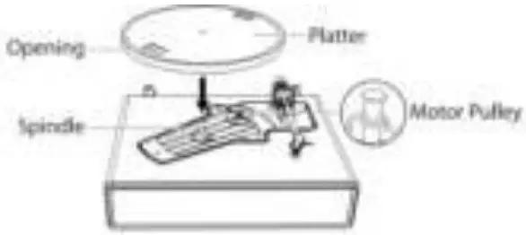 Platter and Belt Setup
