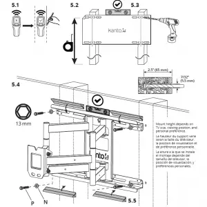 Full Motion TV Mount LDX640 User Manual