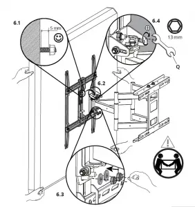 Full Motion TV Mount LDX640 User Manual