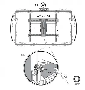 Full Motion TV Mount LDX640 User Manual