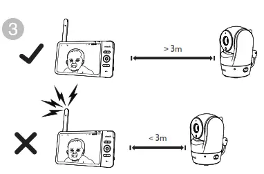 vtech VM919HD, VM919 2HD Full Color Pan and Tilt HD Video Monitor - fig 10