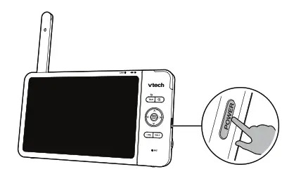 vtech VM919HD, VM919 2HD Full Color Pan and Tilt HD Video Monitor - fig 21