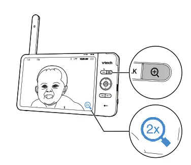 vtech VM919HD, VM919 2HD Full Color Pan and Tilt HD Video Monitor - fig18