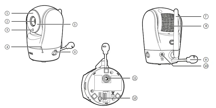 vtech VM919HD, VM919 2HD Full Color Pan and Tilt HD Video Monitor - fig26