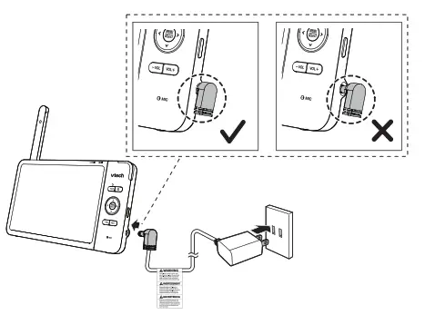 vtech VM919HD, VM919 2HD Full Color Pan and Tilt HD Video Monitor - fig4
