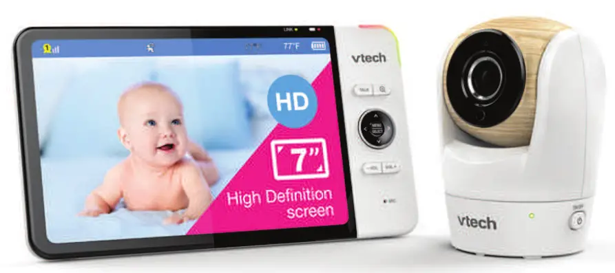 vtech VM919HD, VM919 2HD Full Color Pan and Tilt HD Video Monitor
