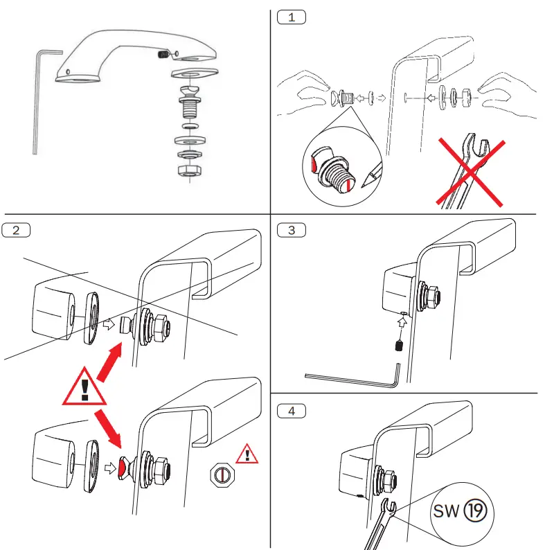 KALDEWEI 5878 7000 0999 Universal 587870000999 Universal Handle Set -