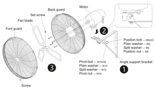 TORNADO-HI-FAN-24MOWF- A-1P 24-Inches-Pro-Metal-Oscillating-Wall-Fan-01