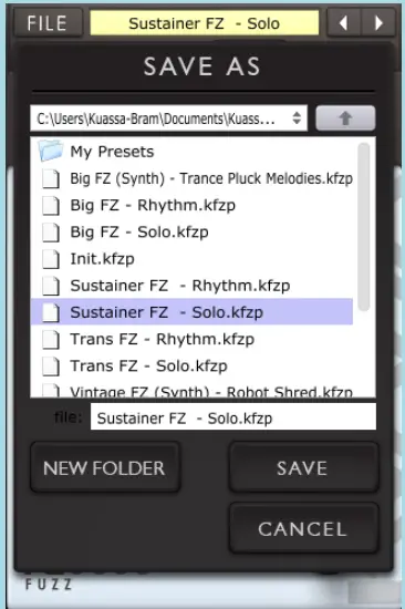 KUASSA Efektor FZ3603 Fuzz Bundle Guitar Effect fig 11