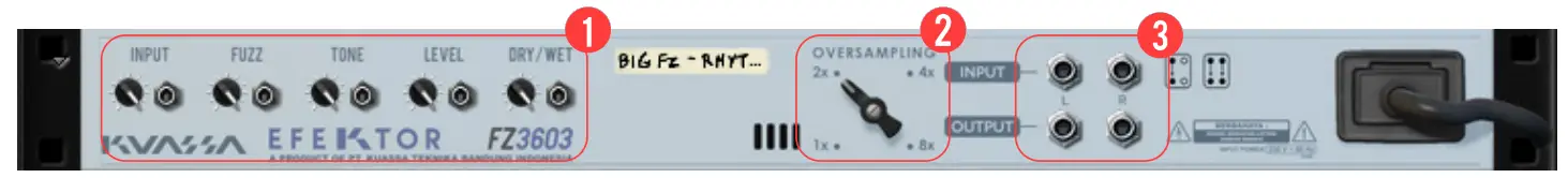 KUASSA Efektor FZ3603 Fuzz Bundle Guitar Effect fig 16