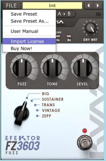 KUASSA Efektor FZ3603 Fuzz Bundle Guitar Effect fig 4