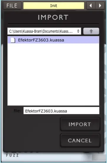 KUASSA Efektor FZ3603 Fuzz Bundle Guitar Effect fig 5