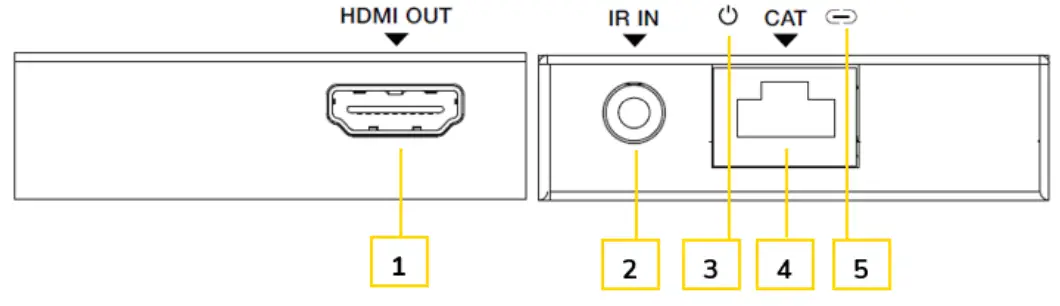 ecler VEO XPS43 4K Single Cat 6 Extender Kit-fig3