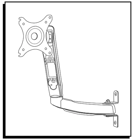 ULINE H-7605 Monitor Arm -